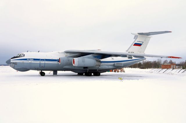 The Russian Air Force (Voyenno-Vozdushnye Sily: VVS) has performed bomb-carrying trials with its Ilyushin Il-76 ‘Candid’ strategic transport aircraft, the company announced on 30 January. In the exercise, which took place in the Tver region of the country north of Moscow, an Il-76MD was fitted with P-50T practice bombs on four underwing hardpoints.