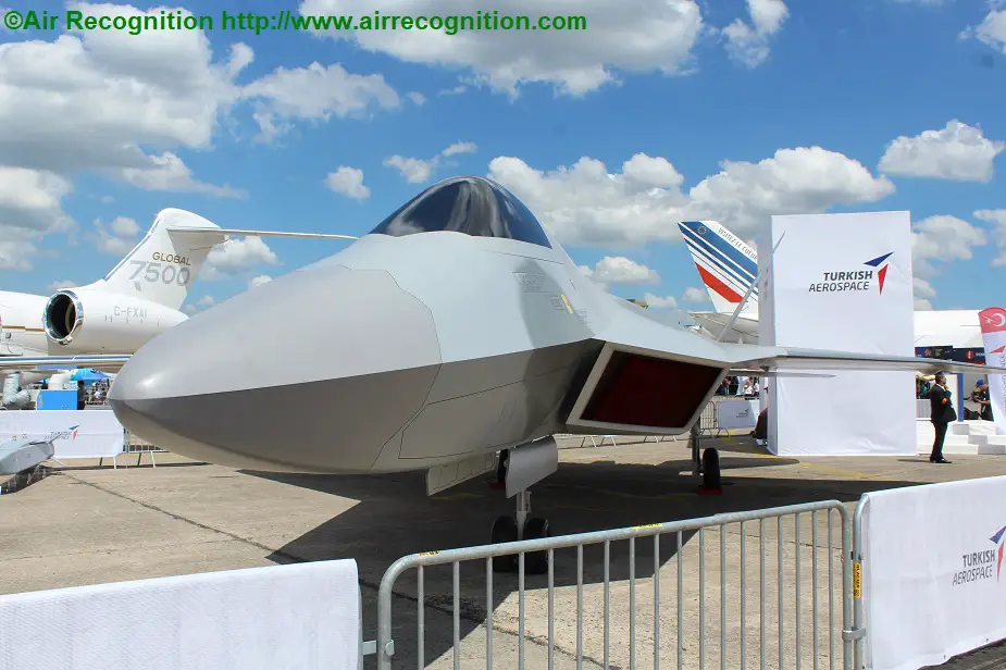 Paris Air Show 2019 Turkish Aerospace unveils full size model of Turkish fighter2