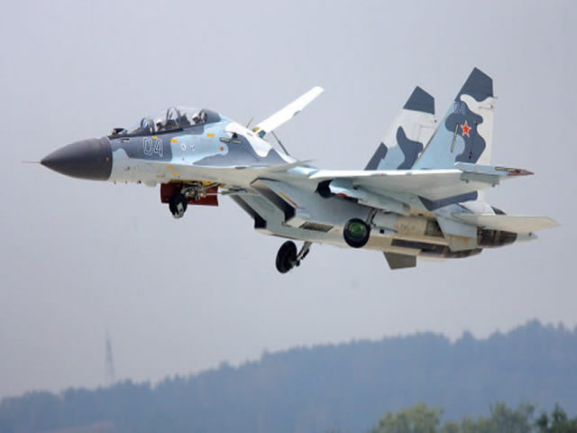 Russia’s state arms export monopoly said Friday that it will deliver 12 Su-30K fighter jets to a nation in southern Africa. 