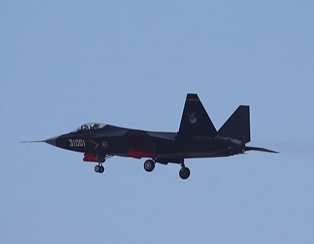 China officially pulled the curtain back on its new fourth-generation stealth fighter — the Shenyang J-31 "Falcon Eagle" — during the Airshow China 2014 exhibition in Zhuhai. The J-31 represents China’s chief competitor for arms market share against the U.S.’s F-35 Joint Strike Fighter.