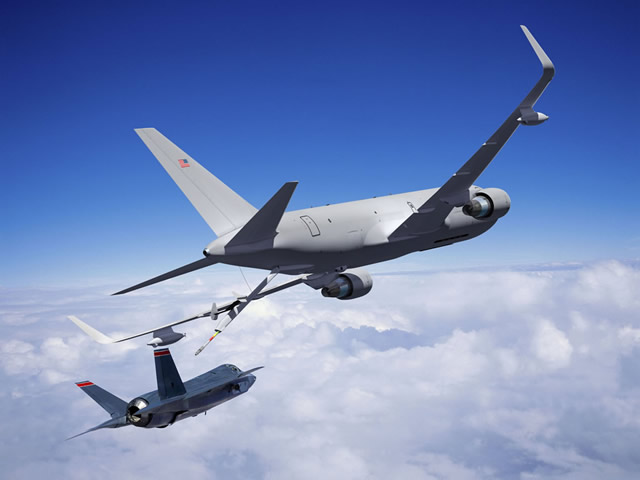 Boeing is assembling the fourth and final KC-46A test aircraft for the U.S. Air Force’s next-generation aerial refueling tanker program at the company’s Everett factory, keeping the program on track to deliver the initial 18 tankers to the Air Force by 2017.