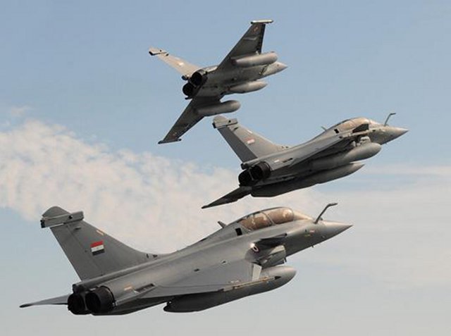 Egypt takes delivery of three more Rafale multirole fighter jets 640 001