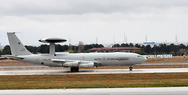 NATO deployed E 3A AWACS aircraft to Turkey s Konya airbase 640 001