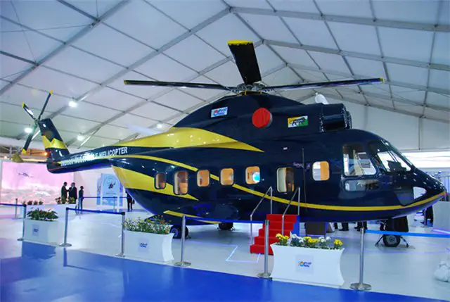HAL unveils Indian Role Helicopter full scale mock up 640 001