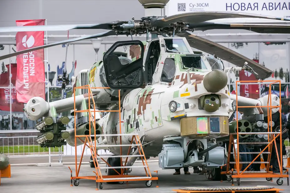 Upgraded Mi 28NE combat chopper makes public appearance at Army 2018 001