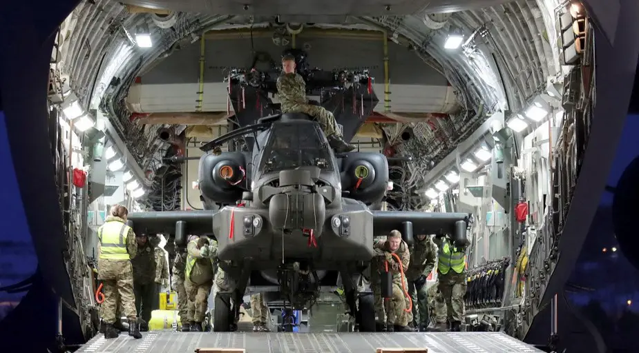 British AH Mk.1 Apache helicopters make Arctic debut