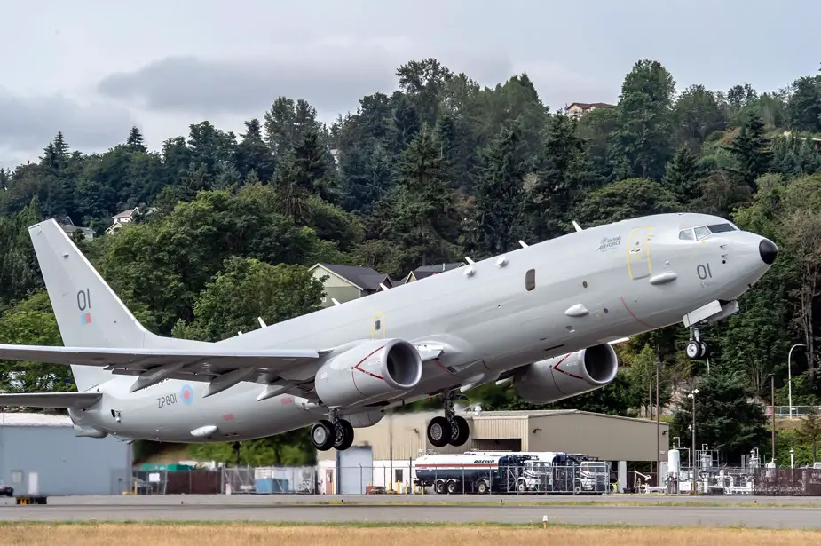 First Boeing P 8A Poseidon for United Kingdom takes flight