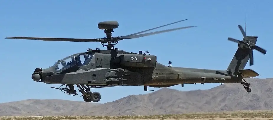 Qatar received AH 64E Apache Gardian helicopter