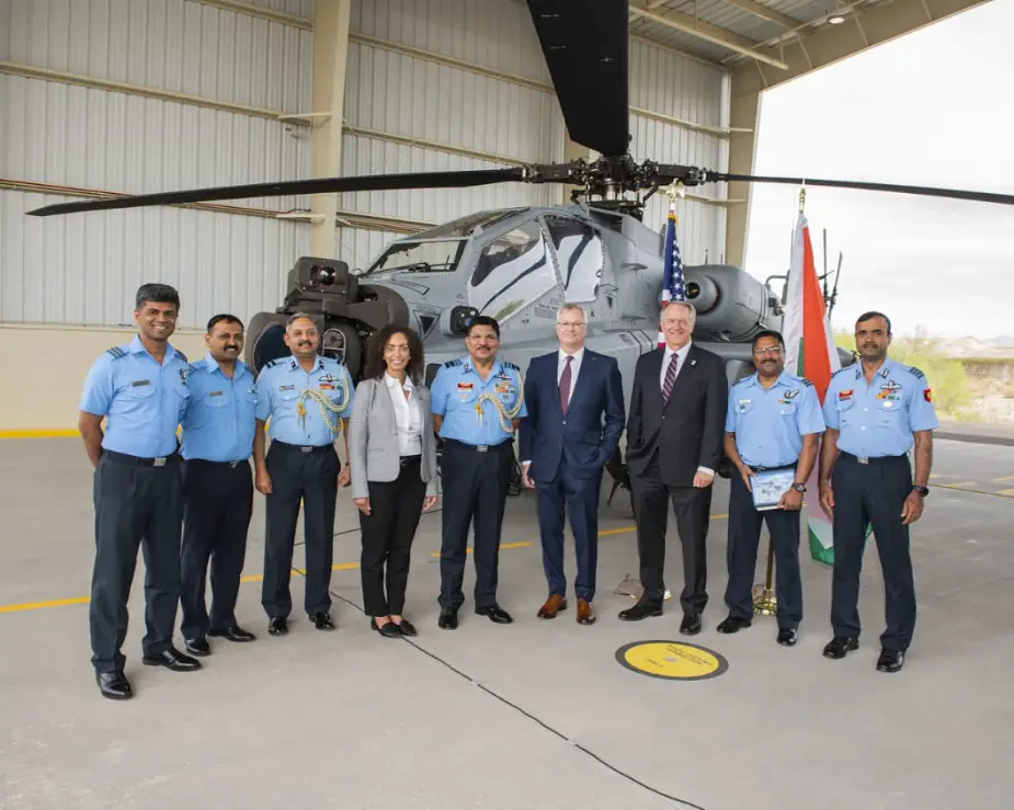 Indiat takes delivery of first AH 64E Apache attack helicopter