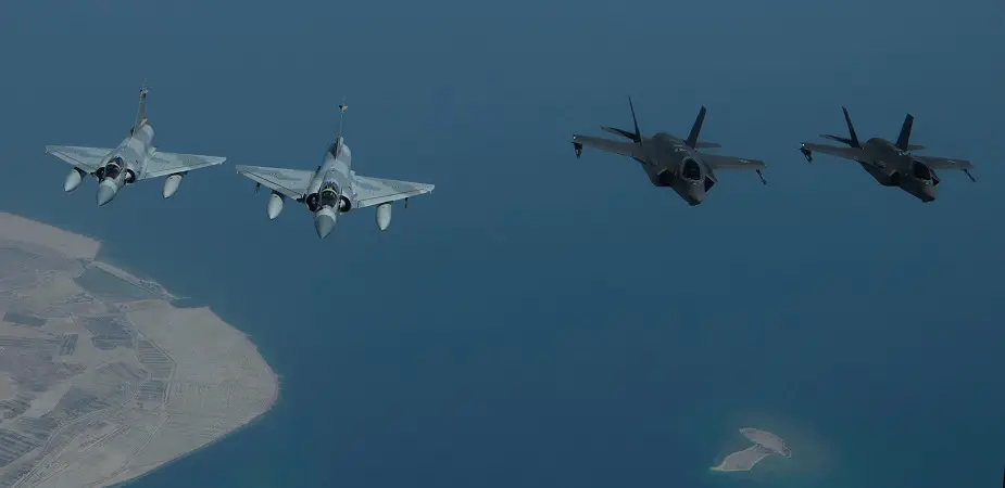 USA and UAE fighter jets fly together to build interoperability