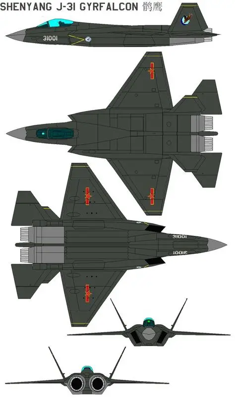 FC 31 J 31 Gyrfalcon Fighter Jet data pictures video 02