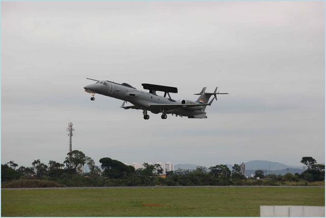 The first fully modified Aircraft for indigenously developed Indian Airborne Warning and Control System EMB-145I (AEW&C) took to skies on 06th December 2011, as part of its first maiden flight in Embraer facilities at Sao Jose dos Campos in Brazil with about 1000 Mission System Components provided by CABS, DRDO.
