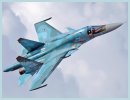 Su-34  Fullback strike fighter bomber technical data sheet specifications intelligence description information identification pictures photos images video Sukhoi Sukhoi Company Russia Russian Air Force aviation air defence industry military technology
