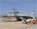 MiG-29M2: Two-seat version of MiG-29M. Identical characteristics to MiG-29M, with a slightly reduced ferry range of 1,800 km.