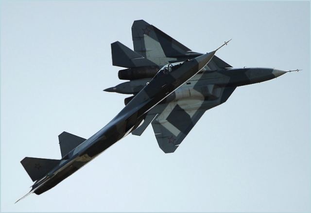 Russia's Sukhoi T-50 5th generation fighter performed its first demonstration flight at the MAKS 2011 International Aviation and Space Show in Zhukovsky, outside Moscow, on Wednesday, August 17, 2011. Russian officials said the final version of the jet will not be ready until the end of 2016. India was reported to be interested in up to 200 T-50 fighters for its air force while Russia was planning to order at least 150.