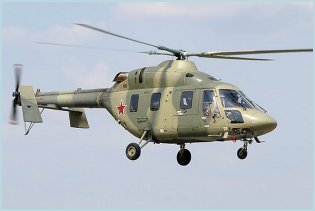 Ansat light utility multirole helicopter technical data sheet specifications intelligence description information identification pictures photos images video Kazan Kazan Helicopters Russia Russian Air Force aviation air defence industry military technology