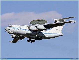 A-50 A-50U AWACS Beriev Mainstay technical data sheet specifications intelligence description information identification pictures photos images video Russia Russian Air Force defence industry technology airborne warning and control system aircraft