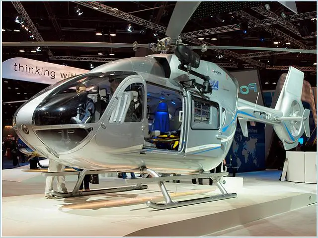 The EC145 T2 is Eurocopter’s evolved version of the popular twin-engine EC145, incorporating new Arriel 2E engines, along with the company’s Fenestron shrouded tail rotor, upgraded main and tail rotor gear boxes, new digital avionics suite and a 4-axis autopilot. It is tailored for the Middle East’s emerging needs in law enforcement, border surveillance, medical airlift and other missions. 