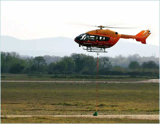 Eurocopter’s ability to integrate unmanned flight capabilities into its helicopter family has been validated by an optionally piloted vehicle (OPV) demonstration program, which used an EC145 to fly routes that included deployment of an external sling load and a representative observation mission.