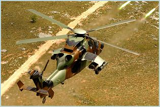 Tigre EC 665 Eurocopter multi-role attack helicopter data sheet specifications intelligence description information identification pictures photos images video France French Air Force aviation aerospace defence industry military technology