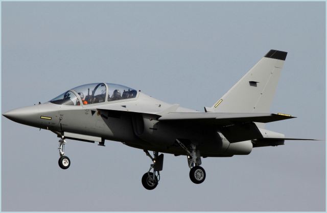 The General Directorate of Air Armaments (DGAA) in Rome was the venue for the acceptance ceremony for the T-346A, the first aircraft of the M-346 series, built by Alenia Aermacchi (a Finmeccanica company). 