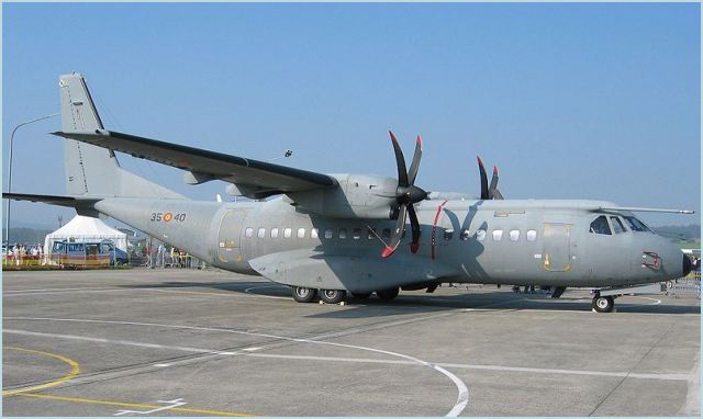 C-295 C295 military transport aircraft technical data sheet specifications intelligence description information identification pictures photos images video Spain Spanish Air Force defence industry technology