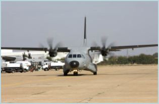 C-295 C295 military transport aircraft technical data sheet specifications intelligence description information identification pictures photos images video Spain Spanish Air Force defence industry technology