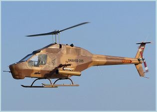 Shahed 285 AH-85A AH-85B AH-85C helicopter technical data sheet specifications intelligence description information identification pictures photos images attack reconnaissance maritime video Iran Iranian Air Force defence aviation industry military technology