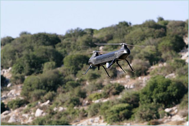 Ghost weighs approximately 4 kg (9 lbs), and provides real-time intelligence to ground forces operating in urban areas. Ghost is equipped with an automatic vertical takeoff & landing system and can loiter for up to 30 minutes. The system was designed with twin rotary electrical engines so it can be silent and support day and night special operation missions. 