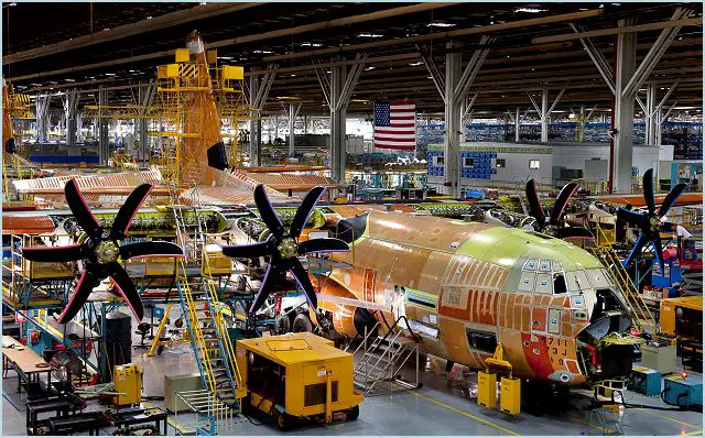 The first MC-130J Commando II that will be converted to become an AC-130J Gunship is being built at the Lockheed Martin [LMT] C-130 production facility here. 
