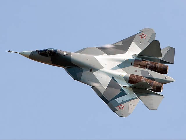 The fifth prototype of the prospective 5th — generation aviation complex (PAK FA, T-50) made its maiden flight in Komsomolsk-on-Amur at the Y.A.Gagarin KnAAZ aircraft 