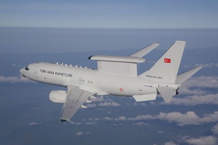 Boeing is helping Turkey improve its self-defense capabilities with the recent delivery of the first Peace Eagle Airborne Early Warning and Control aircraft.