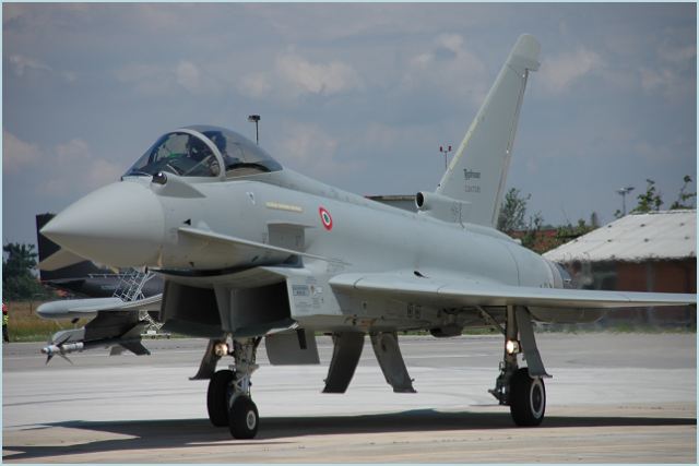 The first Eurofighter Typhoon Tranche 3 made by Partner Company Alenia Aerrmacchi has successfully completed its first flight. The aircraft performed "very well," according to Alenia Aermacchi test pilot Mario Mutti. The multi-role jet flew for about an hour. “All flight controls were exercised with the systems and aircraft performing as expected,” said Captain Mutti.