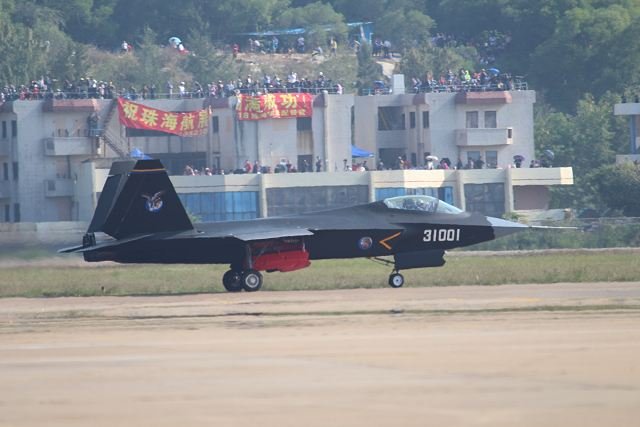 China officially pulled the curtain back on its new fourth-generation stealth fighter — the Shenyang J-31 "Falcon Eagle" — during the Airshow China 2014 exhibition in Zhuhai. The J-31 represents China’s chief competitor for arms market share against the U.S.’s F-35 Joint Strike Fighter.