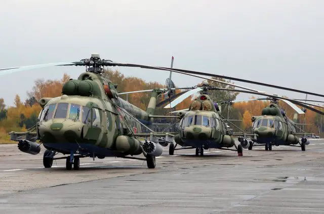 Russian Helicopters (a subsidiary of Oboronprom, part of State Corporation Rostec), has delivered today, October 10, a consignment of Mi-8MTV-5-1 military transport helicopters built at Kazan Helicopters to Russia’s Defence Ministry. All of the equipment was formally accepted by Russian Defence Minister Army General Sergei Shoigu. 