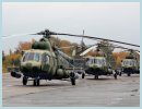 Russian Helicopters (a subsidiary of Oboronprom, part of State Corporation Rostec), has delivered today, October 10, a consignment of Mi-8MTV-5-1 military transport helicopters built at Kazan Helicopters to Russia’s Defence Ministry. All of the equipment was formally accepted by Russian Defence Minister Army General Sergei Shoigu.