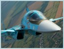 Russian company Sukhoi handed over a new batch of Su-34 frontline bombers to the Ministry of Defense on Wednesday, October 15. The transfer ceremony took place at the airport of the Sukhoi Company’s branch - Novosibirsk aviation plant. The new bombers were delivered according to the 2012 State Contract for a large batch of Su-34s.