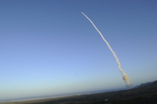 A team of US Air Force Global Strike Command Airmen launched an unarmed Minuteman III intercontinental ballistic missile yesterday, September 23, at 7:45 a.m. Pacific Daylight Time from Vandenberg Air Force Base, California. The ICBM's reentry vehicle, which contained a telemetry package used for operational testing, traveled approximately 4,200 miles to the Kwajalein Atoll in the Marshall Islands.