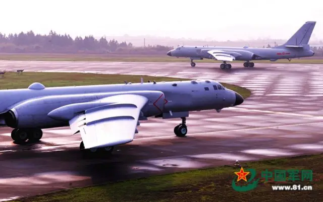 The Air Force of the Chinese People’s Liberation Army (PLAAF) for the first time organized its aviation troops to go to the airspace above the West Pacific Ocean to carry out military training, Shen Jinke, spokesman of the PLA Air Force, said in south China’s Guangzhou province on March 30, 2015. 