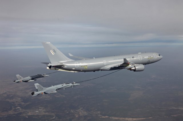 According to the South Korean news agency Yonhap, Airbus today beated Boeing in the competition to supply South-Korea with four aerial refueling tanker. Total amount for the project has been estimated to $1.3 bn. The first two tanker will be delivered by 2018 and another two the next year. The two other competitors were Boeing with its KC-46 Pegasus, currently in development, and Israel Aerospace Industries with the B767 MMTT. 