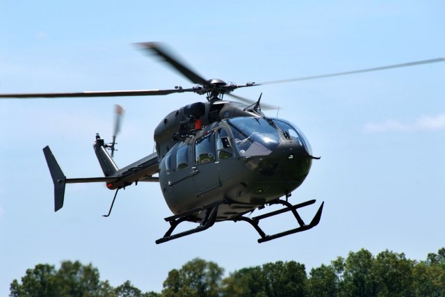 Airbus Group on March 25 delivered to the U.S. Army the first UH-72A Lakota helicopter to come off the Airbus Helicopters Inc. production line configured for the Lakota's latest mission, as the service's initial-entry training helicopter.