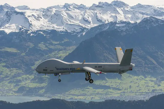 Switzerland officially orders six Hermes 900 HFE UAVs from Elbit Systems 640 001