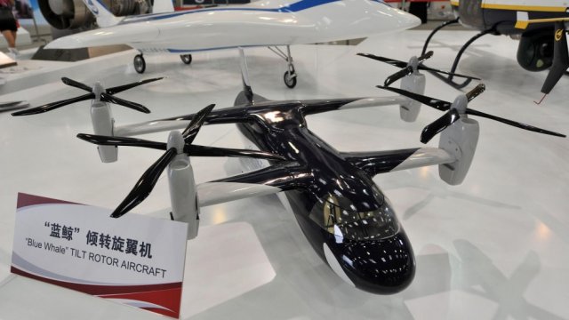China developing ultra fast tilt rotor chopper 