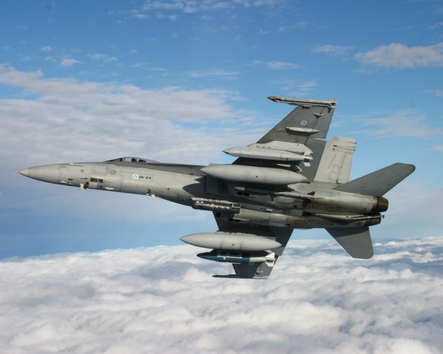 Finnish Air Force receives final upgraded F A 18 Hornet fighter jet 640 001