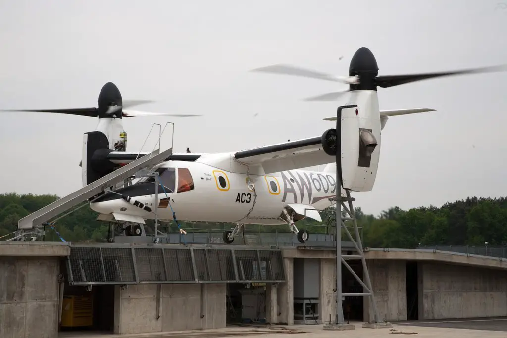 AW609 third prototype began its first ground power tests 640 001