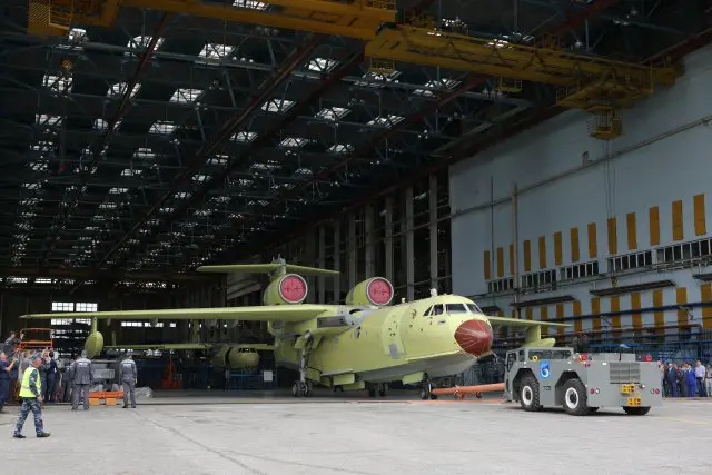 Beriev rolls out first serial produced Be 220Chs amphibious multirole aircraft 640 001