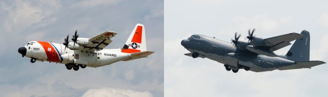 Two new C 130J Super Hercules delivered to USAF and US Coast Guard 640 001
