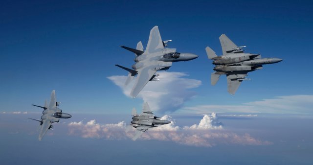 US F 15 Eagles start joint training with Finnish and Swedish air forces 640 001
