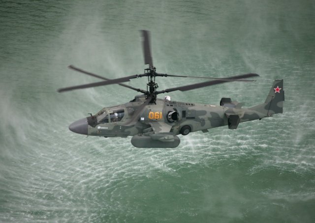 Russian Southern Military District fets three new Ka 52 combat helicopters 640 001