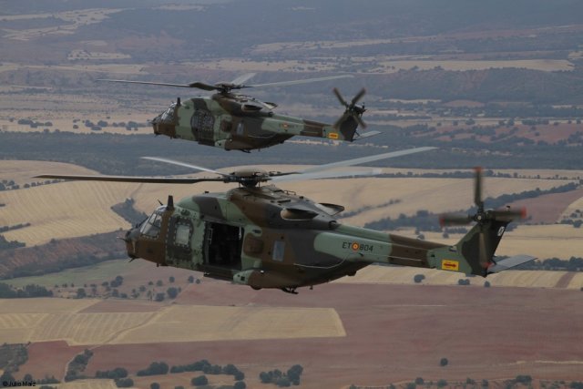 First two NH90 tactical transport helicopters-enter service with Spanish Army 640 001